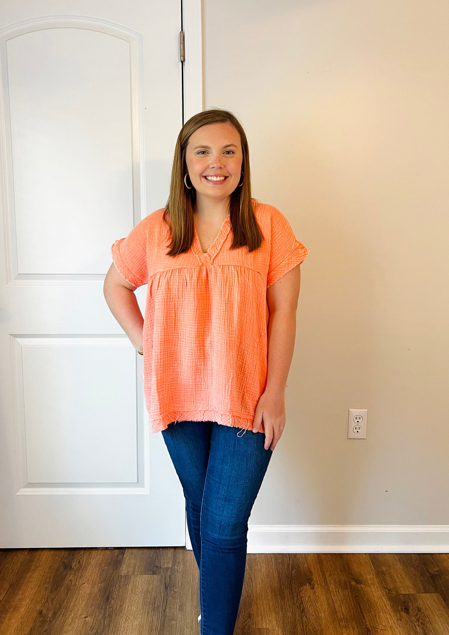 Coastal Breeze Gauze Tunic