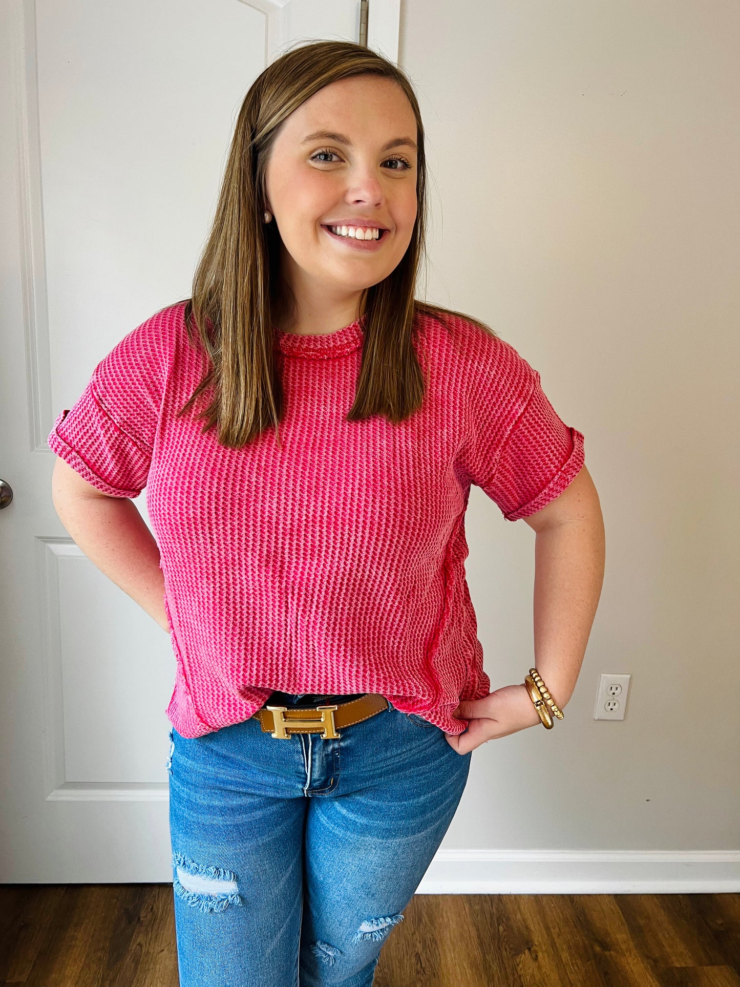 The Cute & Comfy Waffle Top