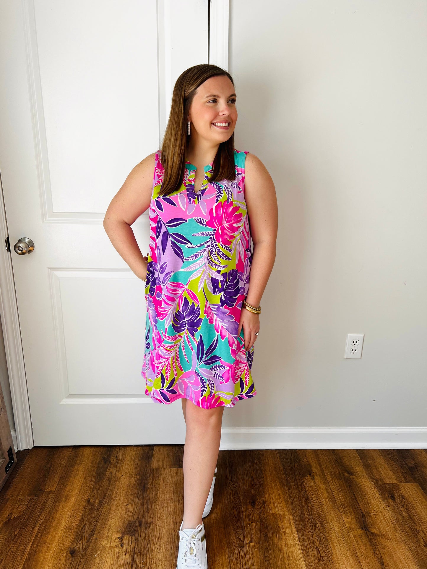 Tropical bloom dress