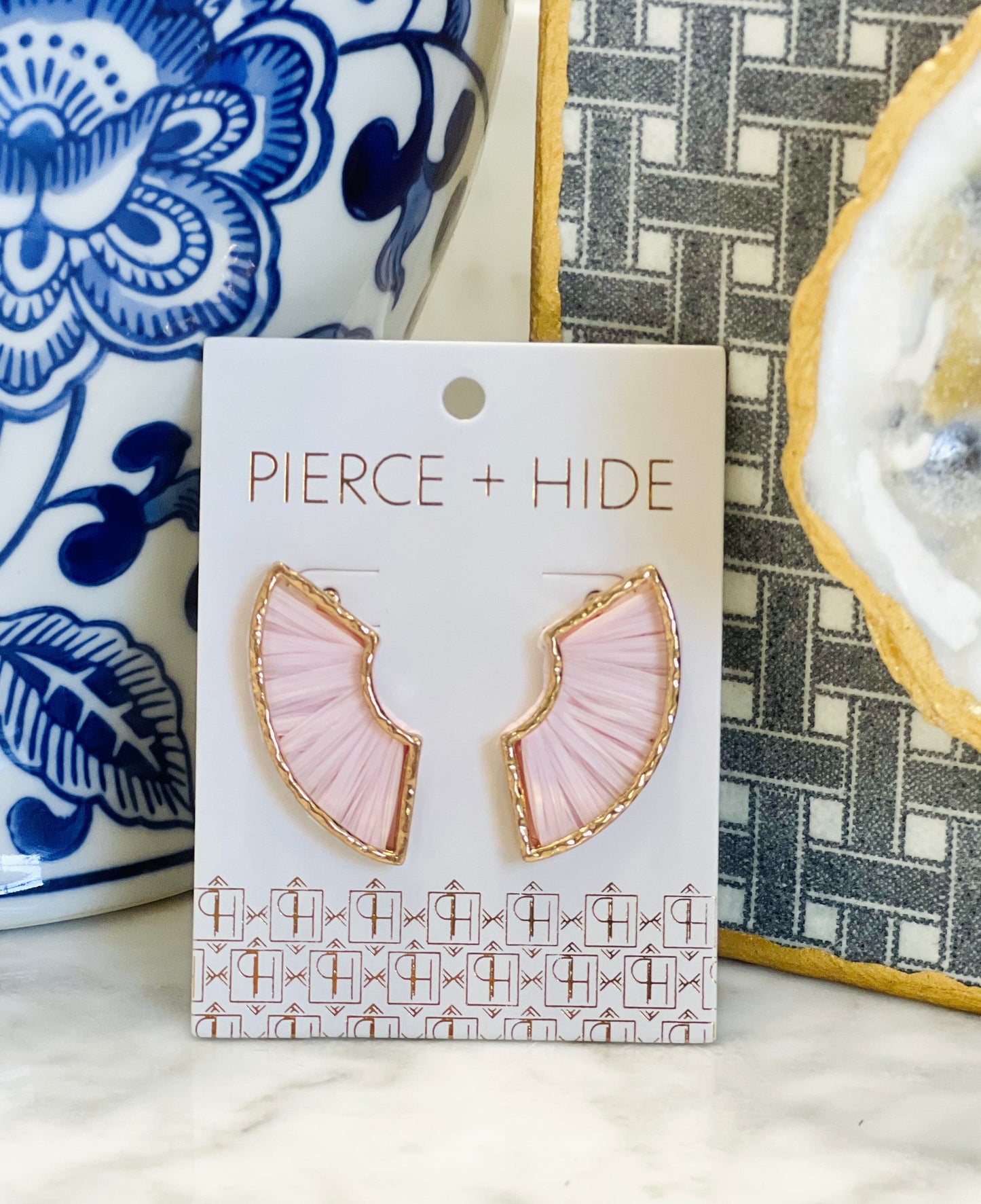 Blush Fan Earring