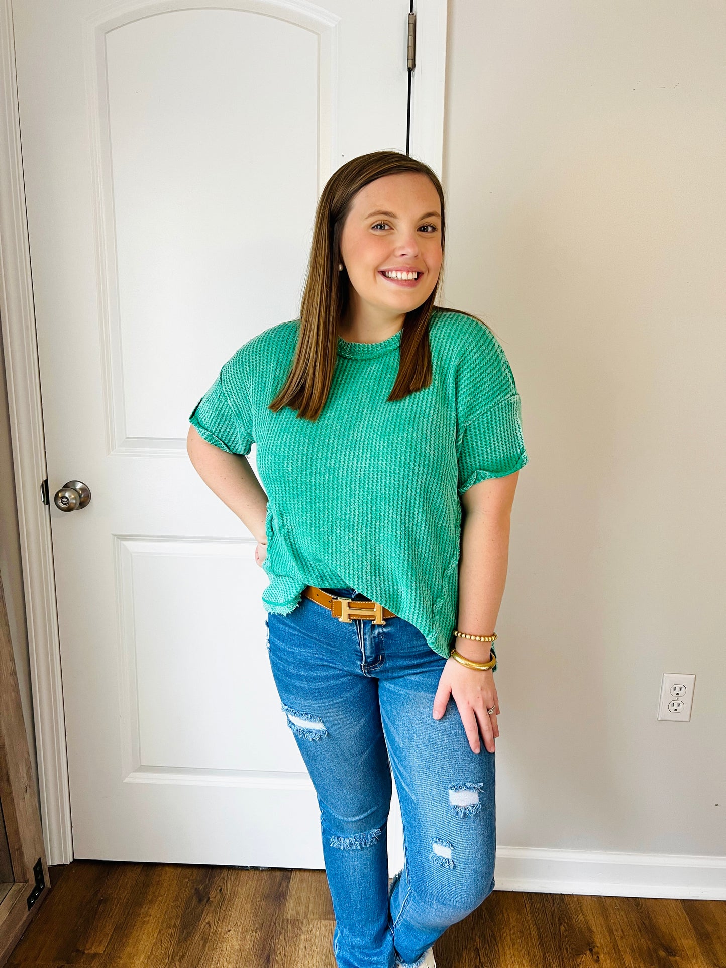 The Cute & Comfy Waffle Top