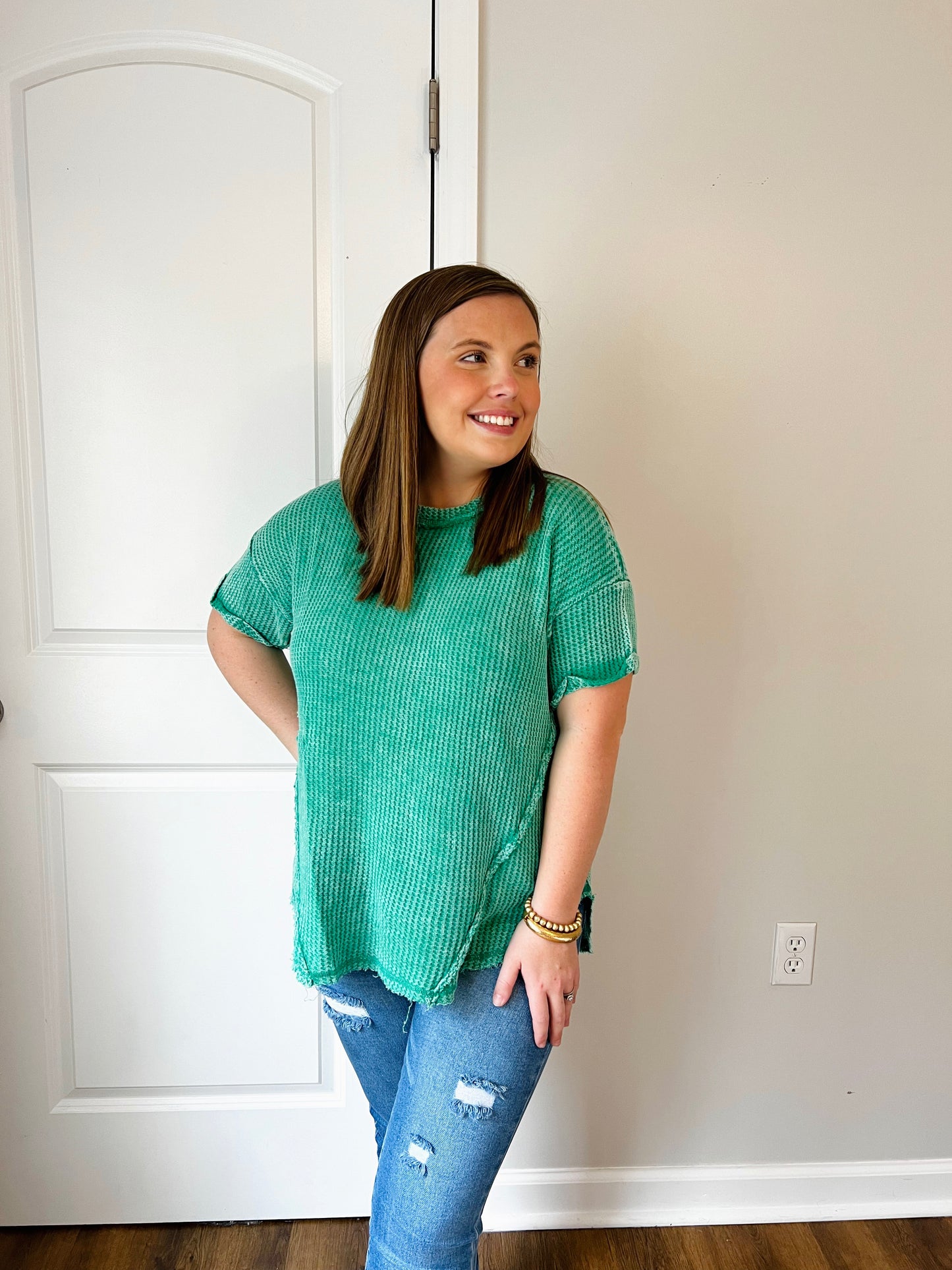 The Cute & Comfy Waffle Top