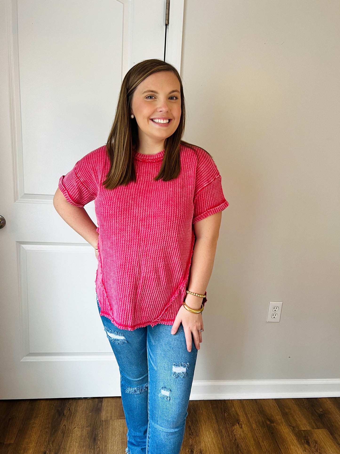 The Cute & Comfy Waffle Top