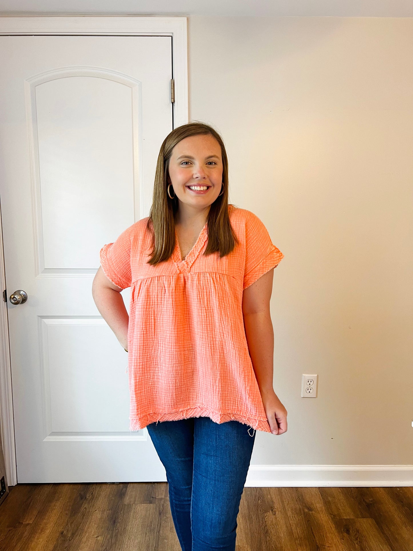 Coastal Breeze Gauze Tunic