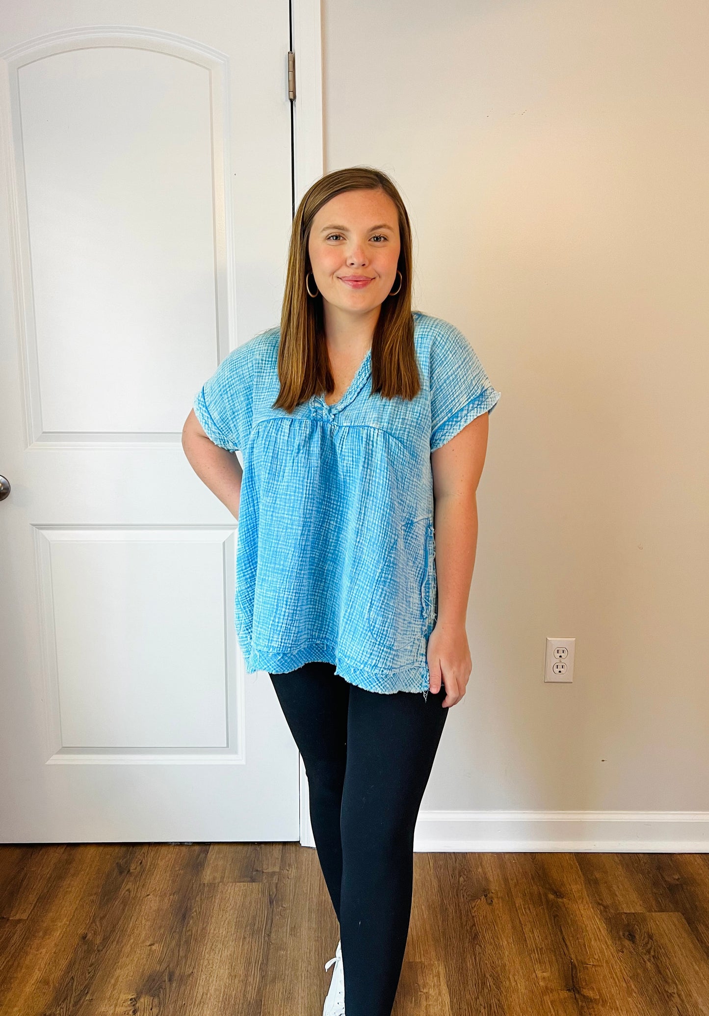 Coastal Breeze Gauze Tunic