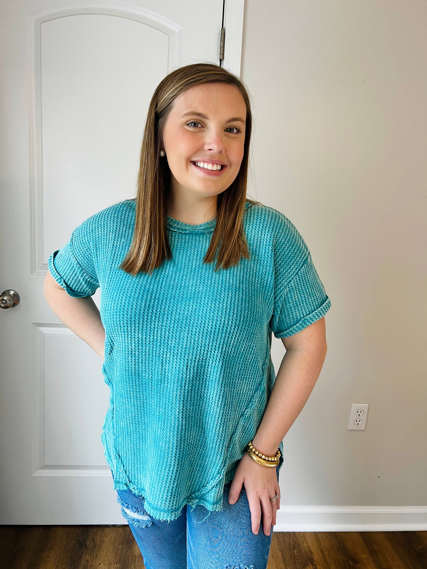 The Cute & Comfy Waffle Top